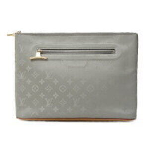 Louis Vuitton Monogram Titanium Pochette Cosmos Clutch Shoulder Bag